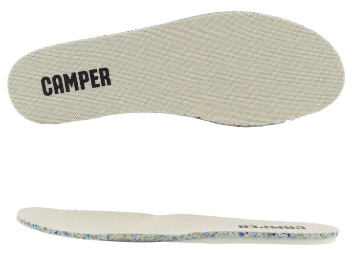 Camper biele dámske poltopánky na platforme K200508-041