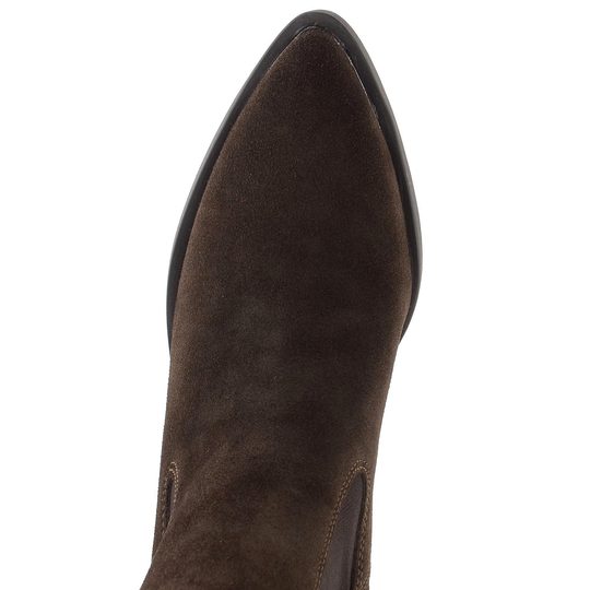 Tamaris chelsea kotník na podpatku mocca 1-25301-45