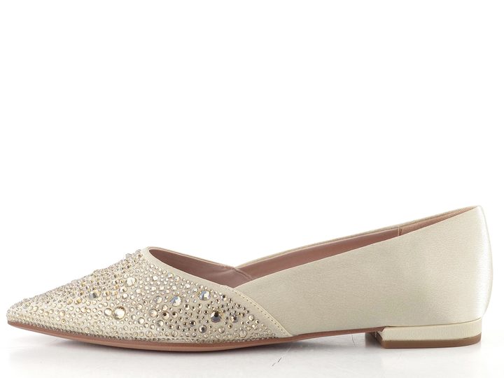 Tamaris špičaté textilní baleríny pearl 1-22156-46