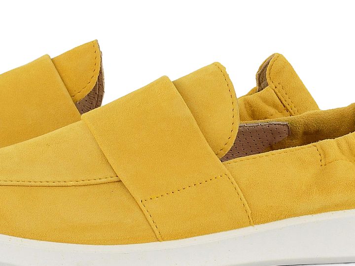 Legero semišové mokasíny žluté 0-609881