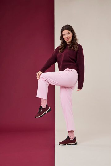 Rieker šněrovací polobotky s pružným lemem červené 45973-36