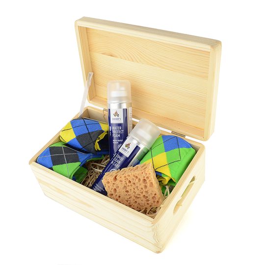 Dřevěný box s víkem