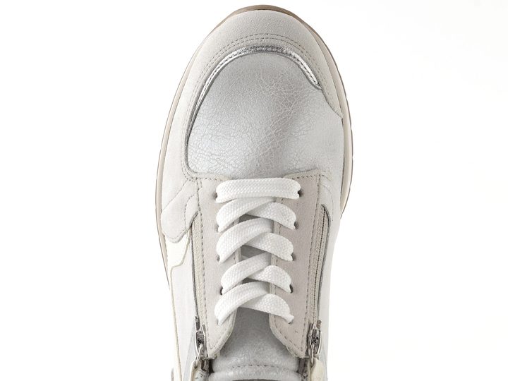 Gabor široké tenisky se zipem bianco/white/silber 86.307.60