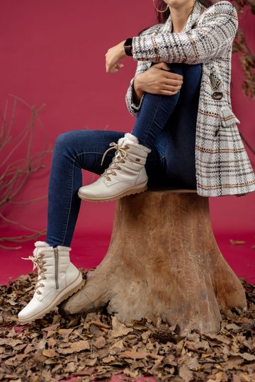 Remonte bílý kotník s membránou R8480-80