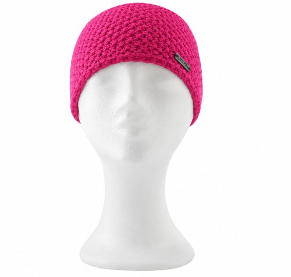 Voxx pletená široká čelenka Demio magenta 118996