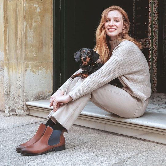 Pikolinos hnedo-modré chelsea členkové topánky Royal W4D-8637ST