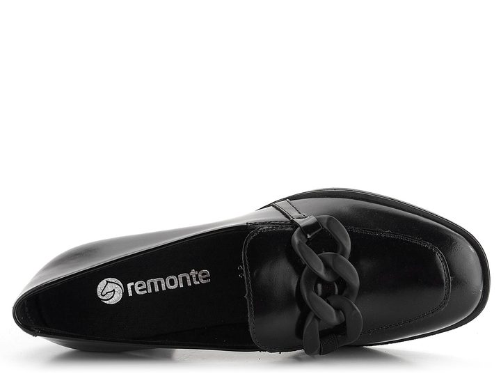 Remonte lodičky na širokém podpatku černé D0V00-01