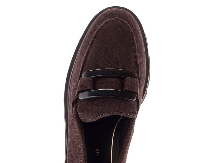 Ara užšie semišové mokasíny Oxford Amarone 12-21703-19