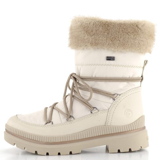 Remonte šnurovacia členková obuv s membránou biela D0C81-80