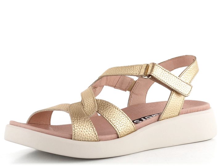 Wonders metalické sandále Platino C-6541