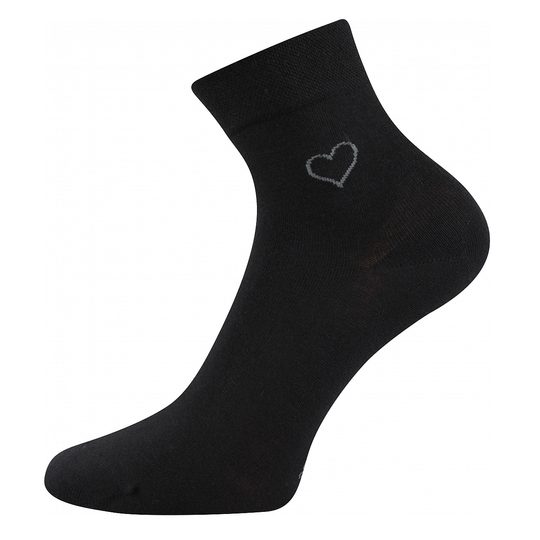 Lonka dámské středně vysoké ponožky černé