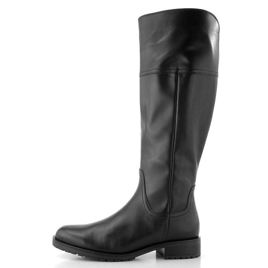 Gabor černé kožené kozačky XL-Vario 72.029.57