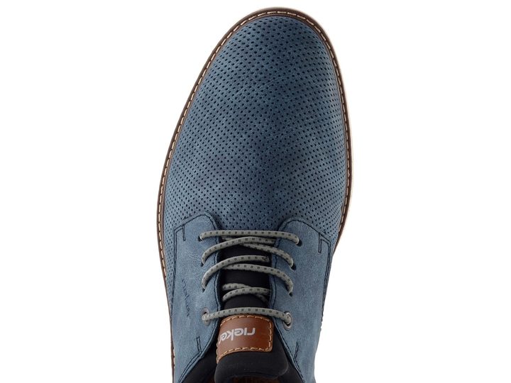 Rieker pánske nazúvacie poltopánky tmavo modré 14450-14