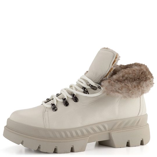 Ara šněrovací kotník s membránou krémový Mood 12-14108-09