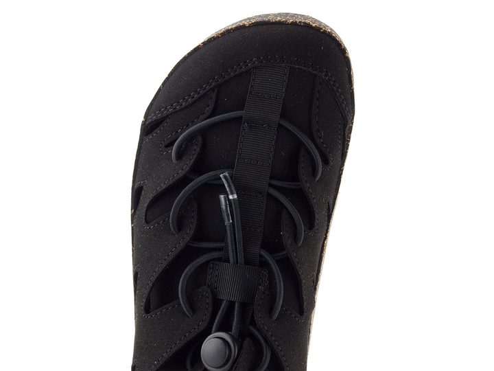 Asportuguesas polobotky s pružným šněrováním Cure 2 black P018206012