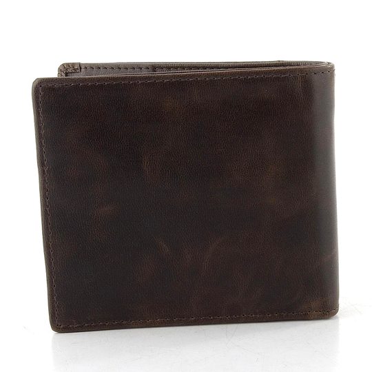 Pánská kožená peněženka kávově hnědá 12593-B