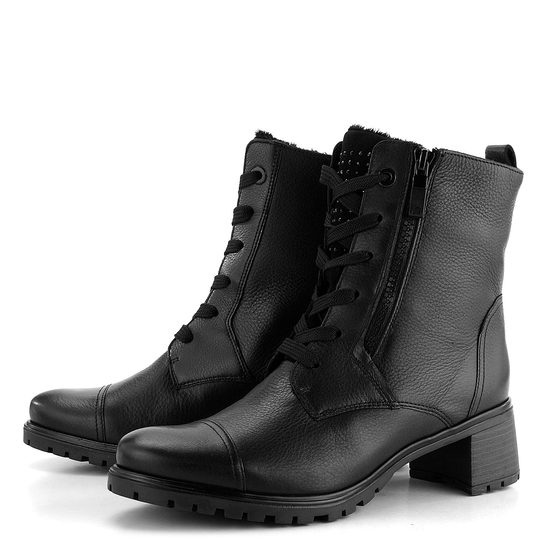 Ara dámský širší kotník šněrovací černý Ronda 12-40506-01