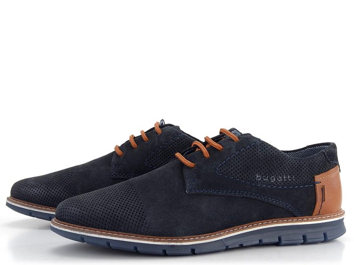 Bugatti pánské polobotky tmavě modré 331-9711K-1400