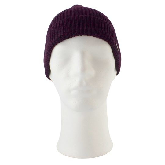 Bugatti dárková sada vlněné čepice a šály v krabičce vínová 630214-390