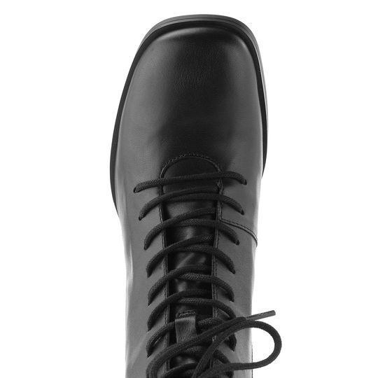 Hispanitas šněrovací kotník na podpatku Marsella black HI254389