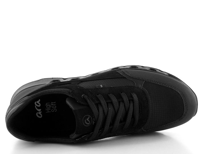 Ara širší pánské tenisky černé Molveno 11-30101-21