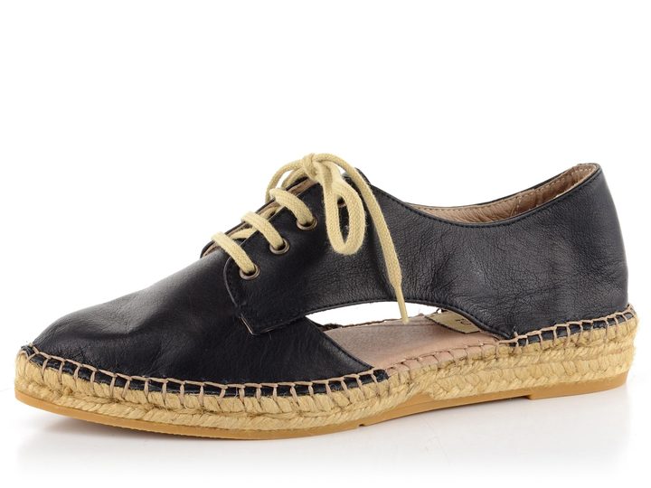 Gaimo Espadrilles poltopánky čierne Aran Negro