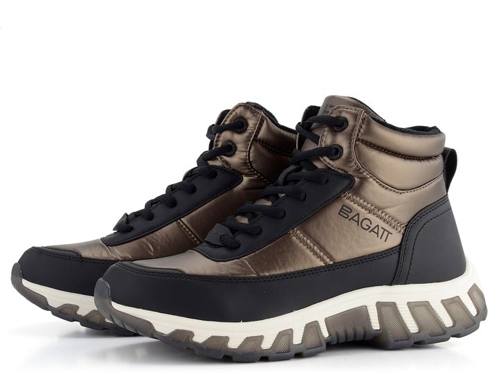 Bagatt tenisková členková obuv metalická bronzová D31-AGN30-5969