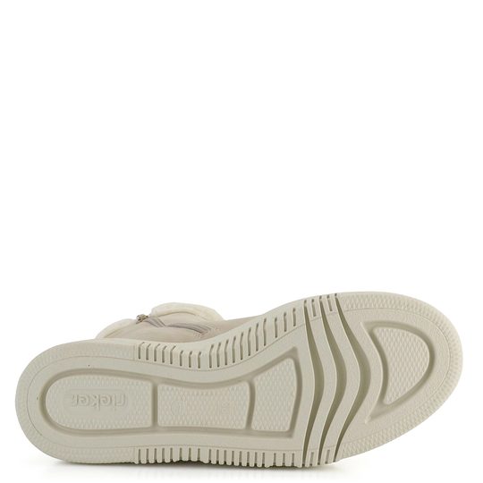 Rieker šnurovacia členková obuv na platforme béžová Ginger/Bianco M1980-62