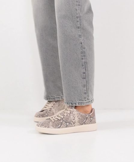 Tamaris dámske tenisky beige snake 1-23719-45