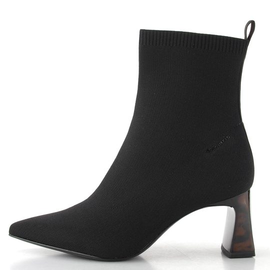 Tamaris elegantní kotník na podpatku black 1-25328-47