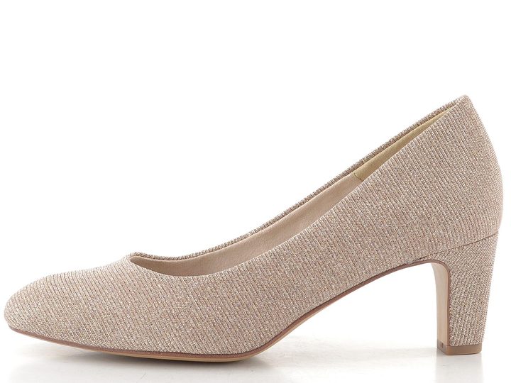 Tamaris třpytivé lodičky rose glam 1-22418-41