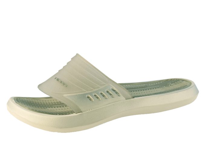 Jadi - pantofle Rider white/clear