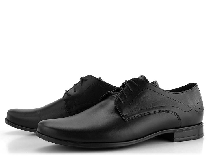 Barton kožené černé polobotky 52120