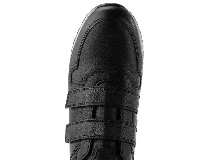 Ara pánske tenisky na suchý zips Gino Schwarz/Steel 11-26912-11