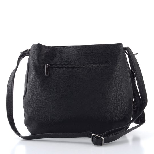 Rieker crossbody kabelka čierna so srdcom H1005-02