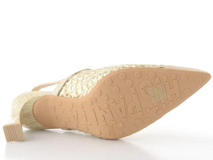 Hispanitas špičaté lodičky s volnou patou Giorgia butter/panna RHV264671