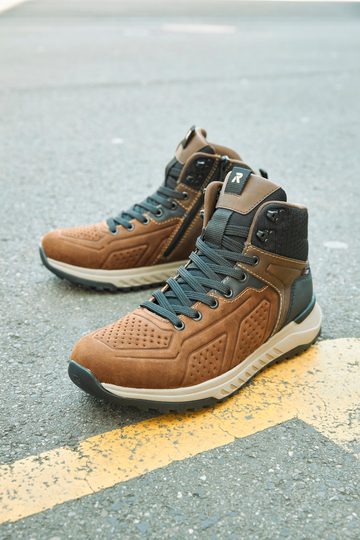 Rieker Revolution pánský šněrovací kotník hnědý U0161-22