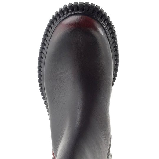 Camper zipový kotník na podpatku Pix negro-tie K400804-005