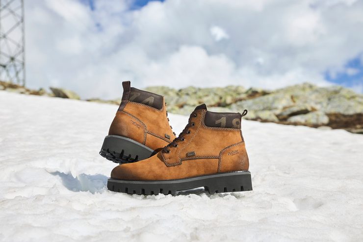 Rieker pánský pohorkový kotník s membránou hnědý 30440-24