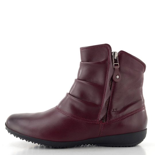 Josef Seibel řasený kotník vínový 79724VL971