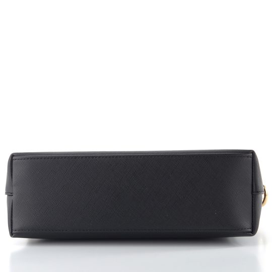 Bugatti crossbody kabelka s klopou Ella Black Saffiano 496628S01