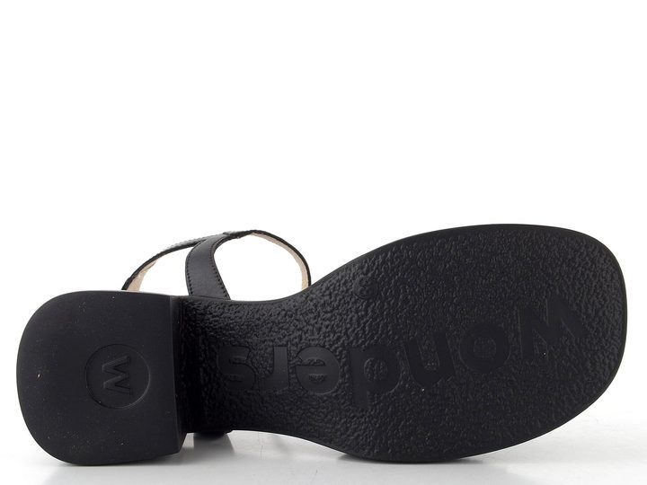 Wonders sandály na podpatku negro D-2301