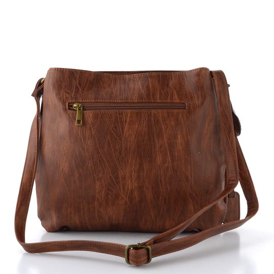 Rieker crossbody kabelka hnedá so srdcom H1005-22