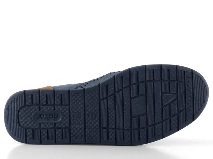 Rieker pánske nazúvacie poltopánky tmavo modré 11954-14
