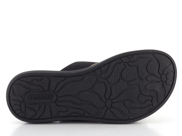 Remonte šľapky so sponou čierne D2N51-03