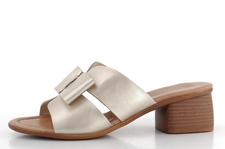 Remonte mašličkové pantofle na podpatku Palegold R8759-90