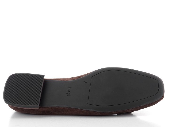 Högl semišové baleríny chocplum 0-100922-2100