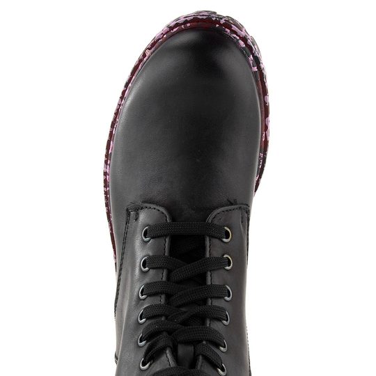 Josef Seibel vyšší šněrovací kotník Marta schwarz-kombi 85216VL96101