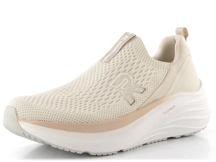 Rieker Sport prozouvací tenisky na klínku vanilla/perlcreme/cotton W4100-60