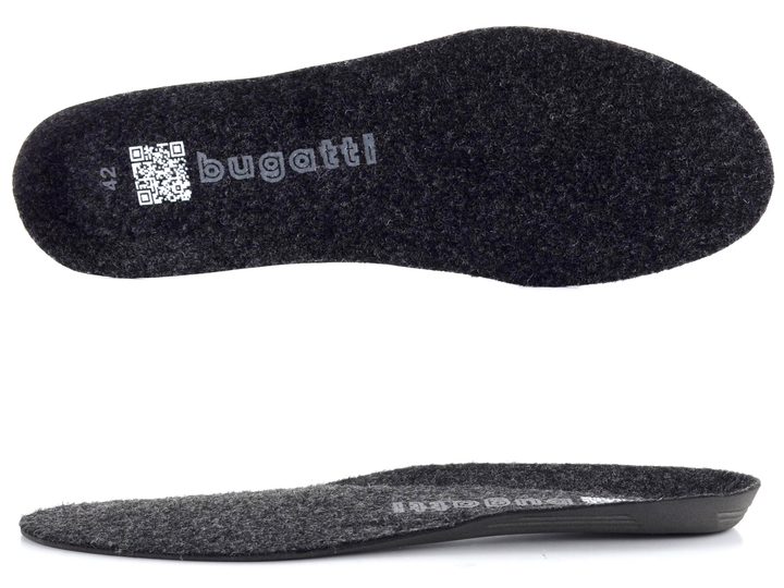 Bugatti šněrovací kotník se zipem černý 321-AGB33-5900